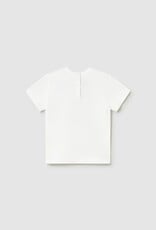 Mayoral Baby Boy White S/S Tee w/Sailboat
