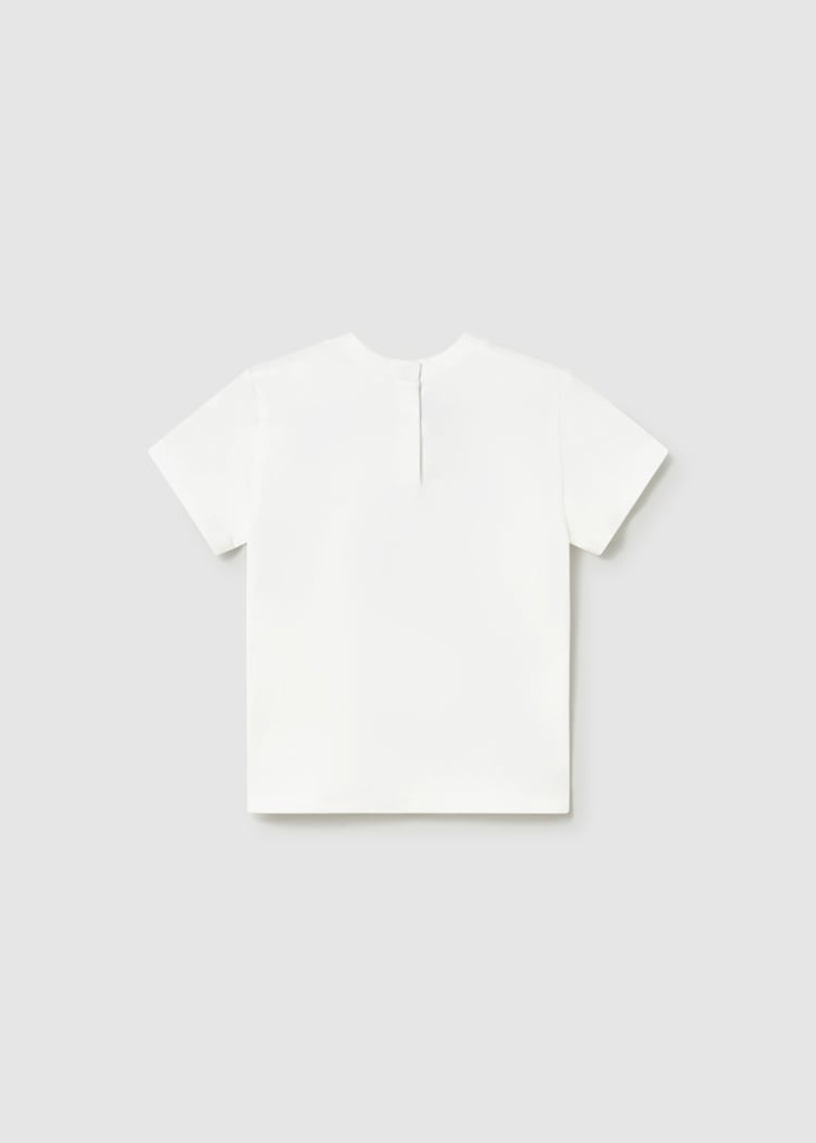 Mayoral Baby Boy White S/S Tee w/Sailboat