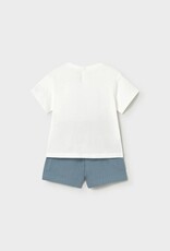Mayoral Baby Boy Textured Knit Jade Short Set