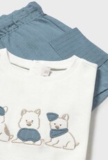 Mayoral Baby Boy Textured Knit Jade Short Set