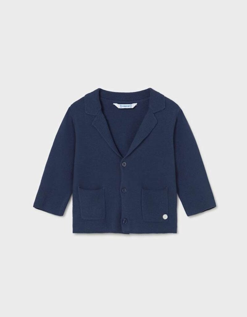 Mayoral Baby Boy Navy Blue Knit Jacket