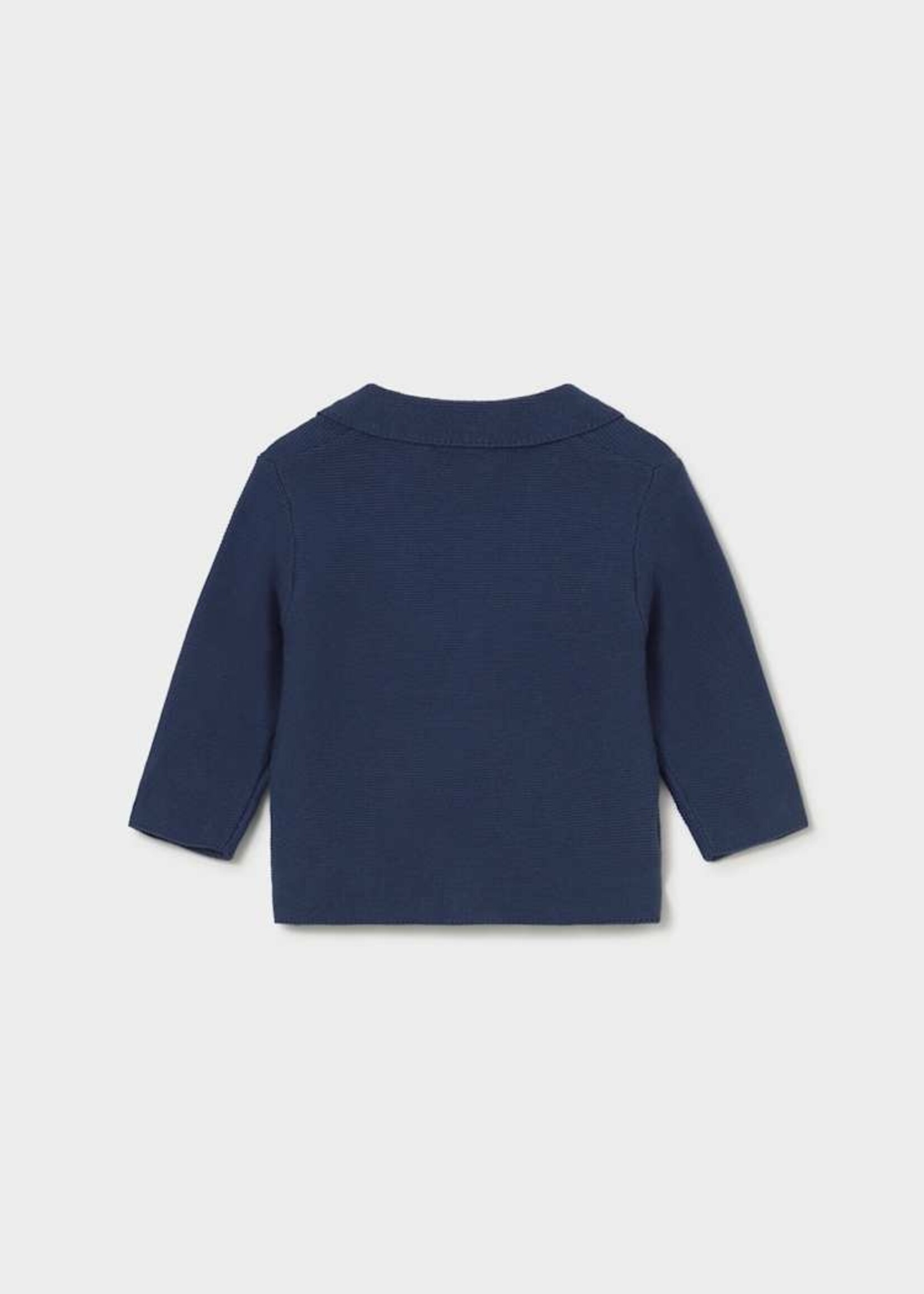 Mayoral Baby Boy Navy Blue Knit Jacket