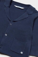 Mayoral Baby Boy Navy Blue Knit Jacket