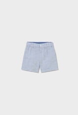 Mayoral Baby Boy Capri Blue Linen Bermuda Shorts