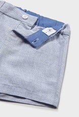 Mayoral Baby Boy Capri Blue Linen Bermuda Shorts