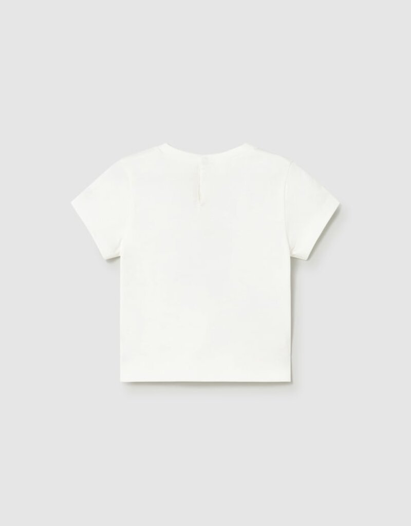 Mayoral Baby Boy White S/S Tee w/Puppy Print