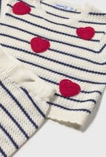 Mayoral Baby Girl Knit Pant Set Stripes/Hearts