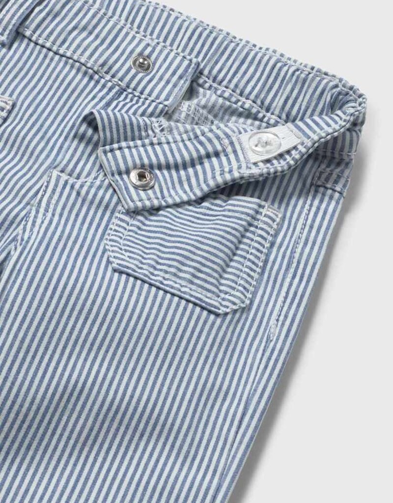 Mayoral Baby Girl Blue Stripe Jeans