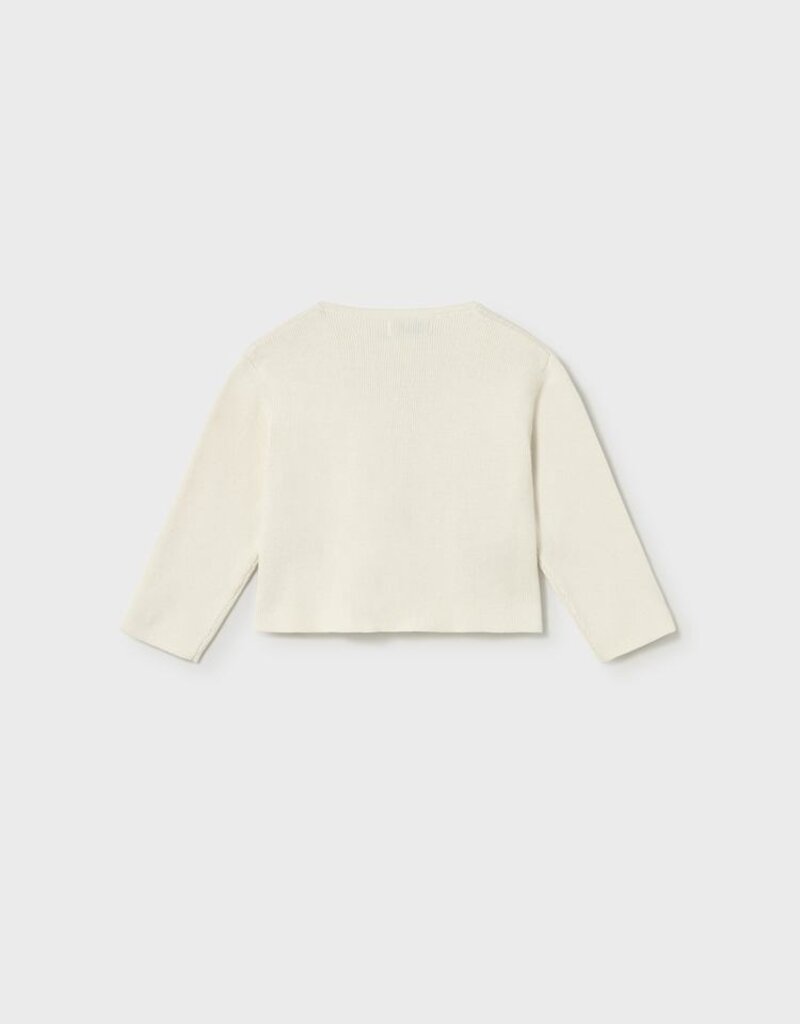 Mayoral Baby Girl Cream Knit Cardigan