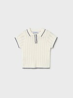 Mayoral SALE. Baby Girl Natural Knit Polo