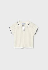 Mayoral Baby Girl Natural Knit Polo