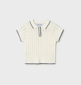 Mayoral Baby Girl Natural Knit Polo