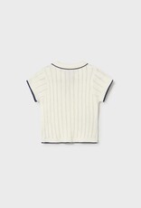 Mayoral Baby Girl Natural Knit Polo