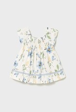 Mayoral Baby Girl Sky Flowered Print Dress