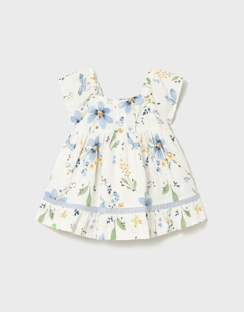 Mayoral Baby Girl Sky Flowered Print Dress