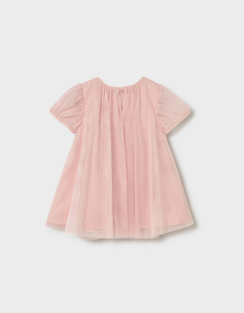 Mayoral Baby Girl Peony Tulle Dress w/Purse