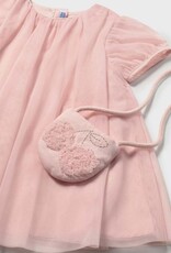 Mayoral Baby Girl Peony Tulle Dress w/Purse