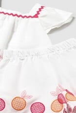 Mayoral Baby Girl Embroidered Short Set