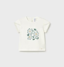 Mayoral Baby Girl Daisy Print S/S Tee