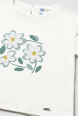 Mayoral Baby Girl Daisy Print S/S Tee