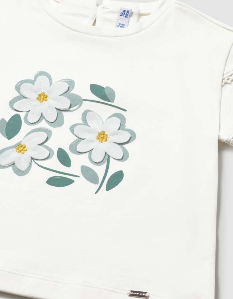 Mayoral Baby Girl Daisy Print S/S Tee