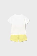 Mayoral Baby Boy Knit S/S Tee Set Yellow