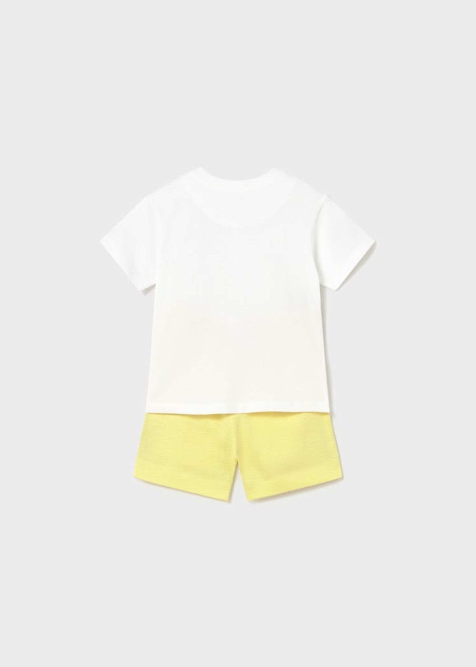 Mayoral Baby Boy Knit S/S Tee Set Yellow