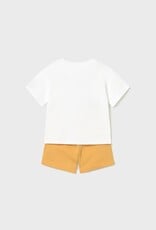 Mayoral Baby Boy Knit Tee Set Hippo and Friends