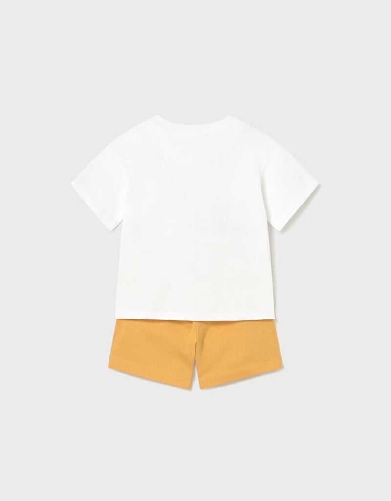 Mayoral Baby Boy Knit Tee Set Hippo and Friends