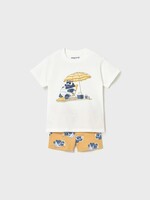 Mayoral SALE. Swimsuit set w/Tee Hippo Print