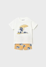 Mayoral Swimsuit set w/Tee Hippo Print