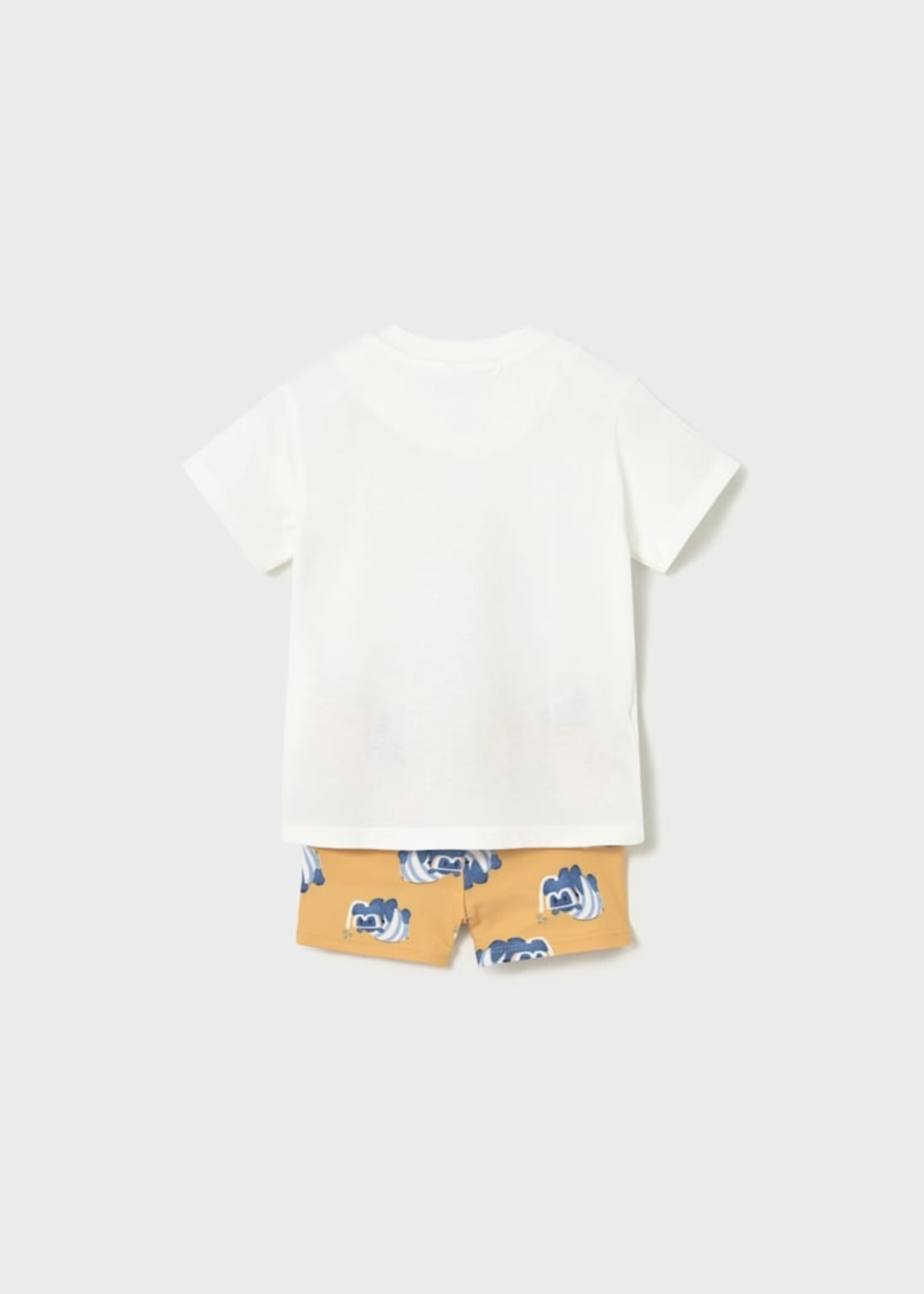 Mayoral Swimsuit set w/Tee Hippo Print