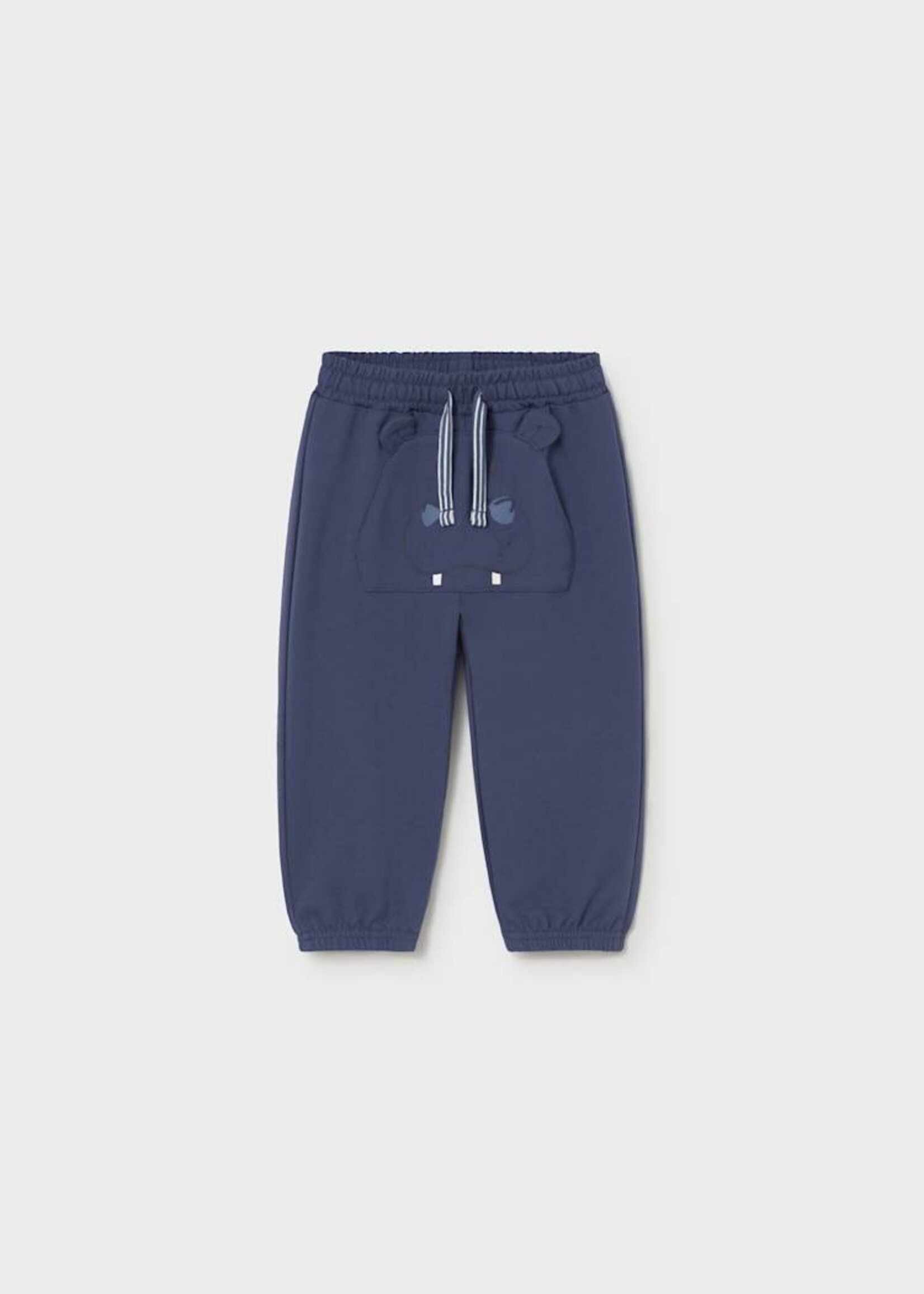 Mayoral Baby Boy Ocean Terry Play Pants w/Hippo Pockets