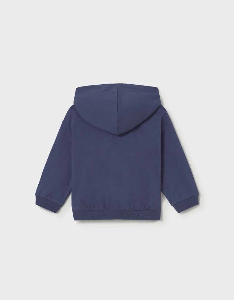 Mayoral Baby Boy Ocean Zip up Hoodie w/Hippo Applique