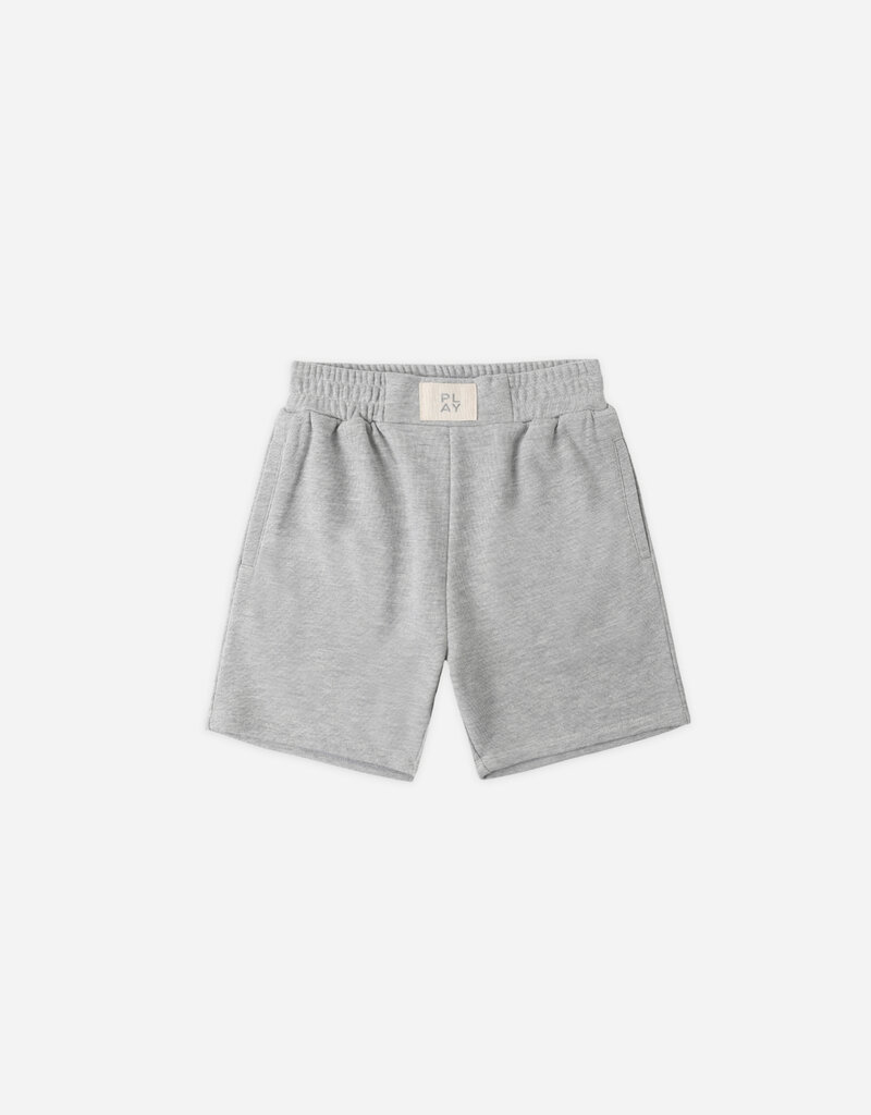 Rylee + Cru LLC BOXING SHORT HEATHERED GREY