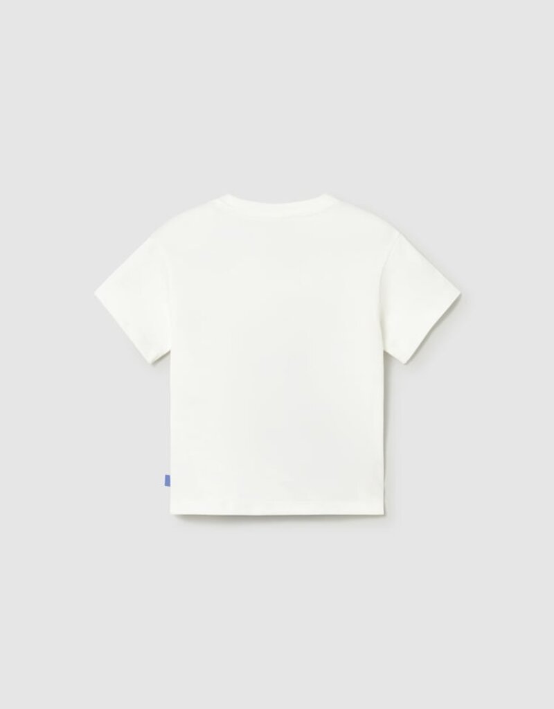 Mayoral Baby Boy Cream S/S Tee w/Hippo