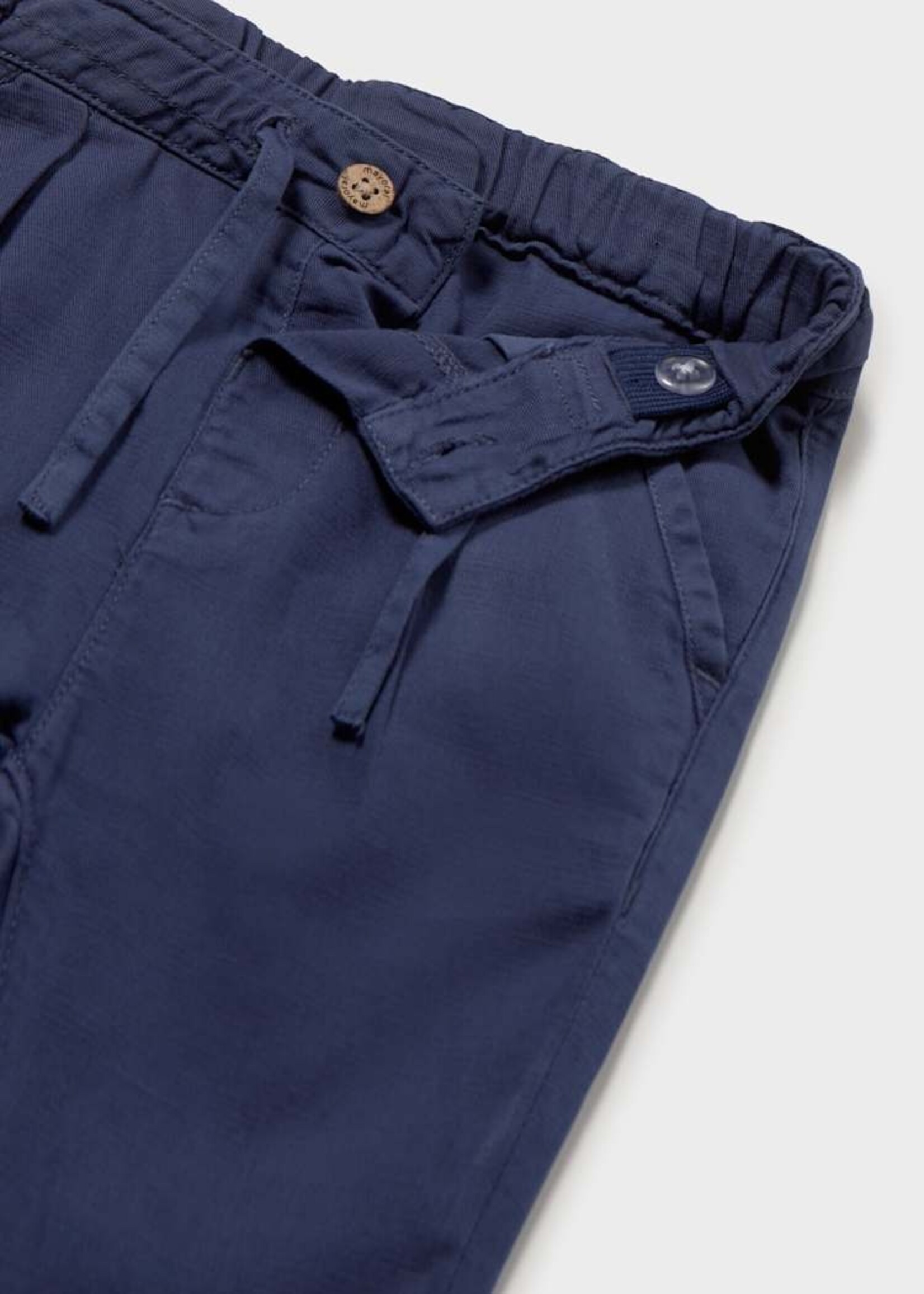 Mayoral Baby Boy Ocean Linen Pants