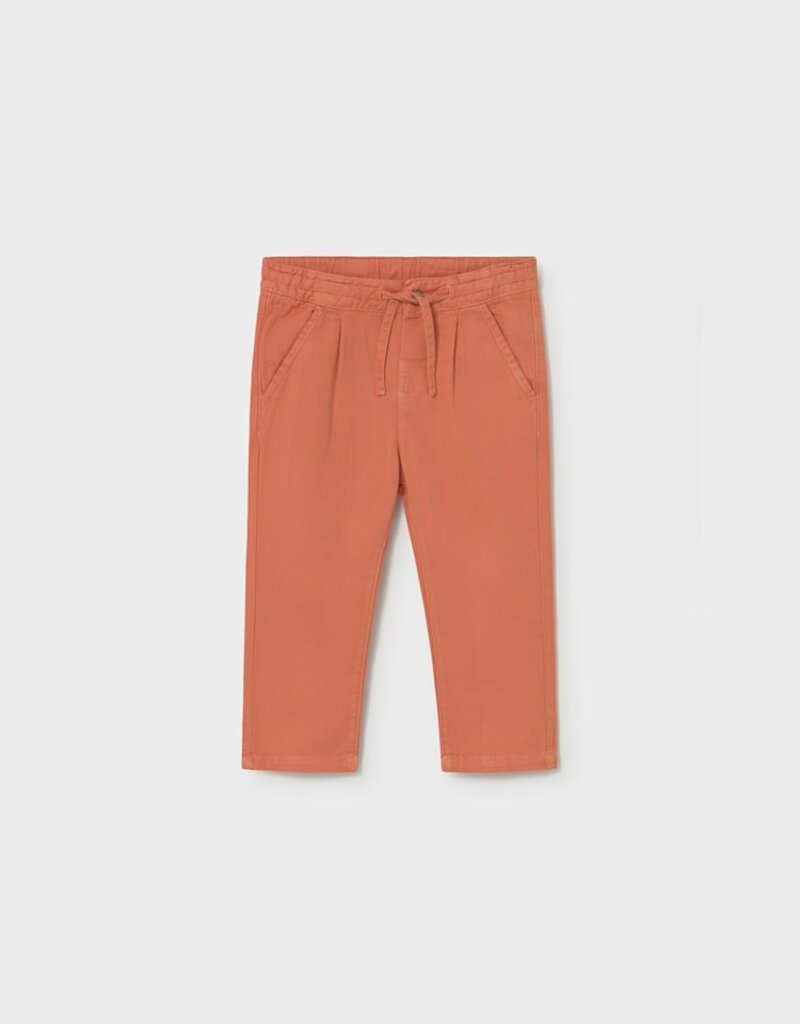 Mayoral Baby Boy Clay Linen Pants