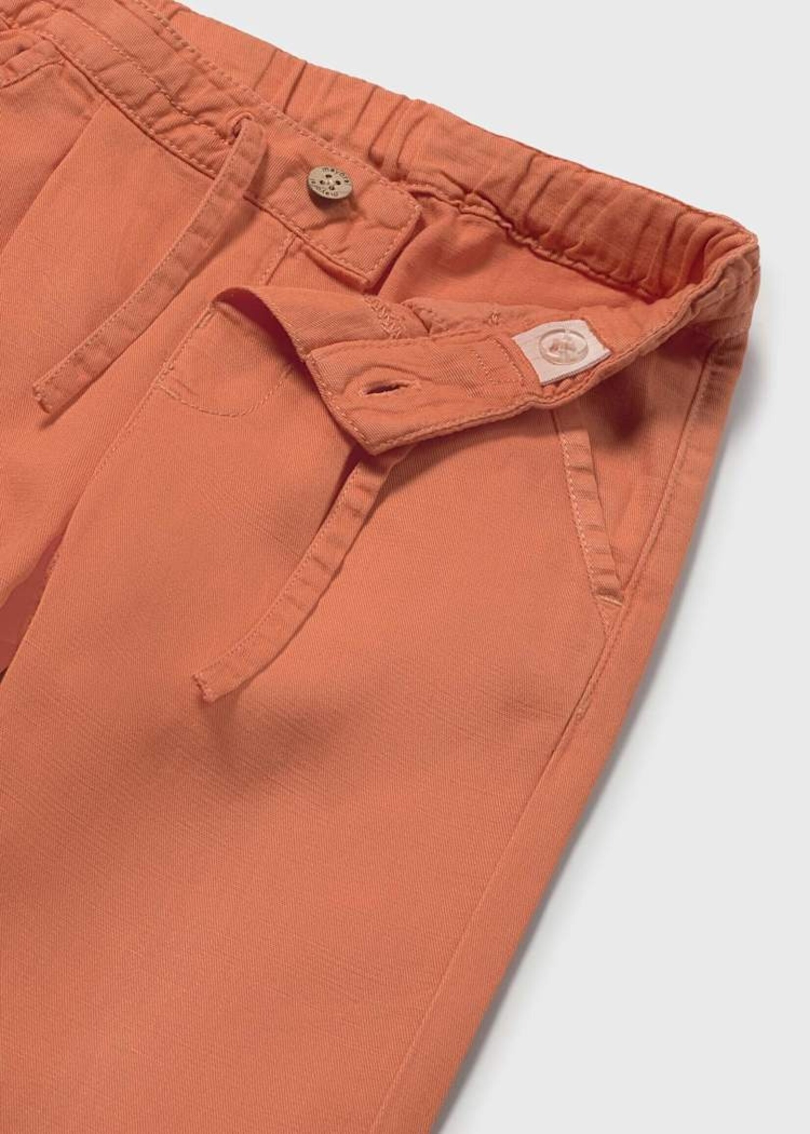 Mayoral Baby Boy Clay Linen Pants