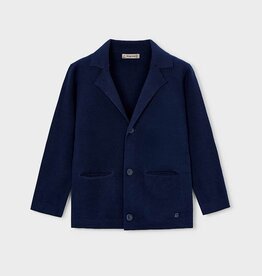 Mayoral Navy Knit Jacket