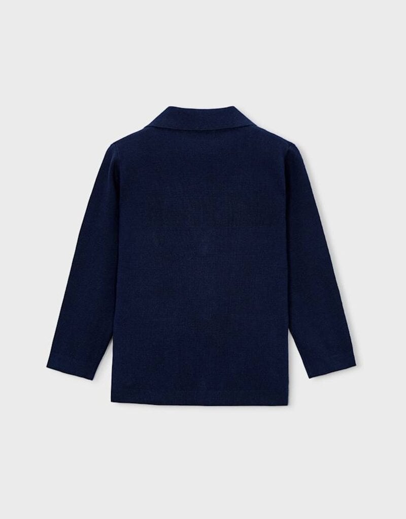 Mayoral Navy Knit Jacket