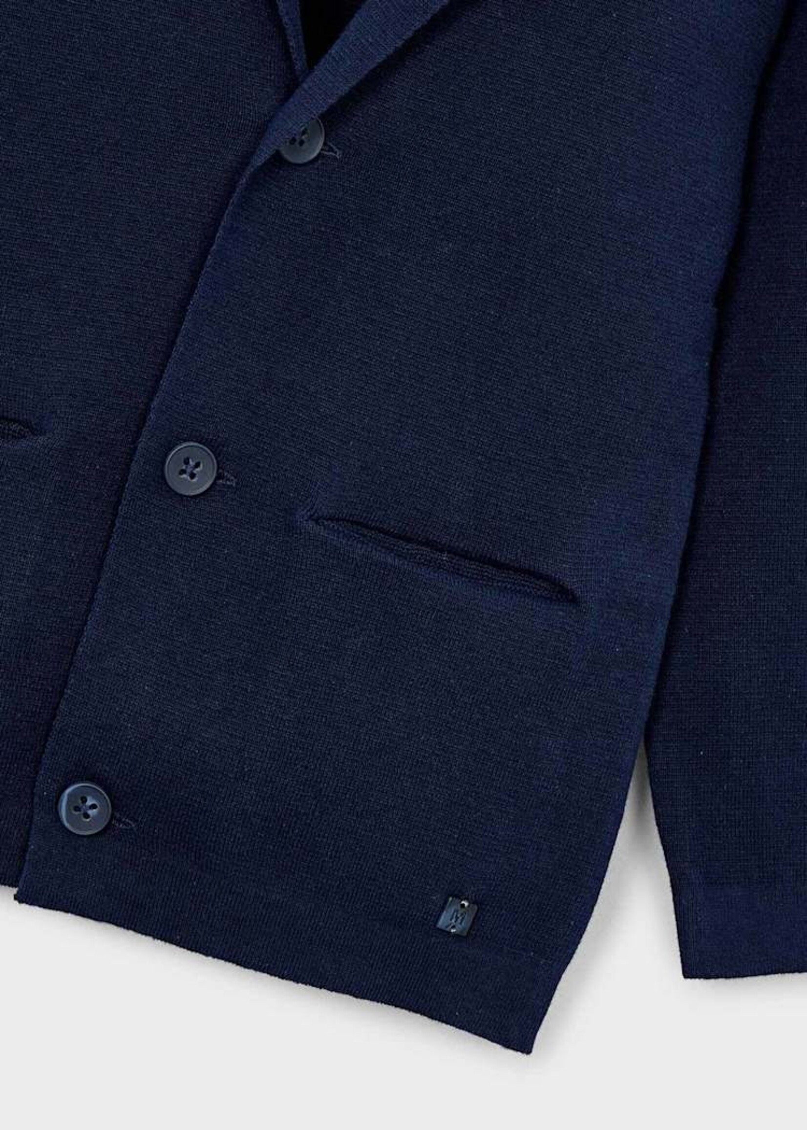 Mayoral Navy Knit Jacket