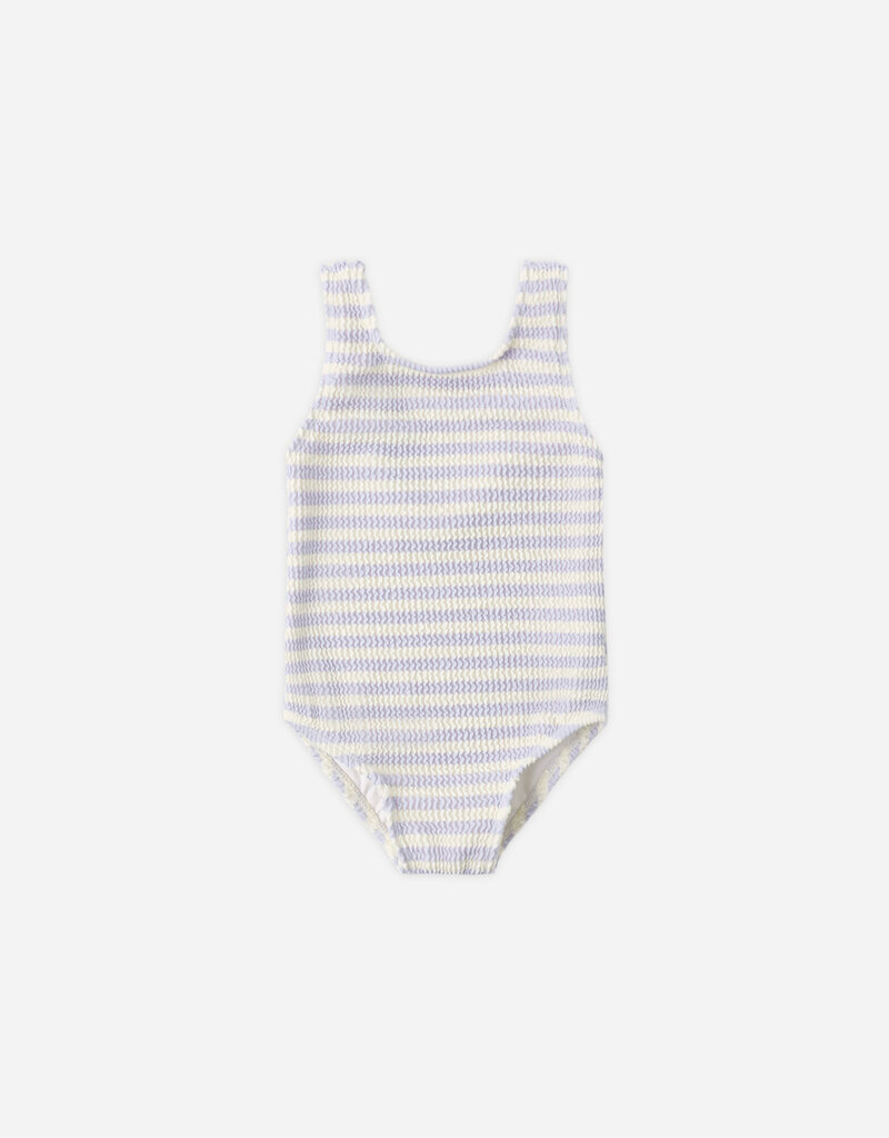 Rylee + Cru Inc. MOXIE ONE-PIECE PERIWINKLE STRIPE