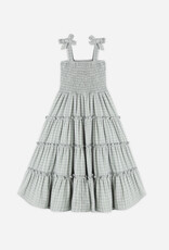 Rylee + Cru Inc. TAYLOR DRESS GREEN GINGHAM