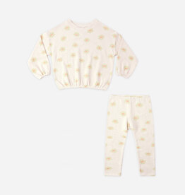 Rylee + Cru Inc. SALE SPONGEY KNIT SET YELLOW DAISY