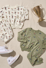 Pink Chicken Play Sweatshirt Basketball