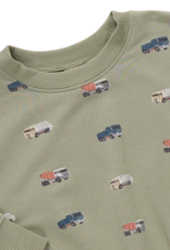 Pink Chicken Play Sweatshirt Trucks
