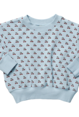 Pink Chicken Play Sweatshirt Cherries