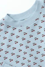 Pink Chicken Play Sweatshirt Cherries