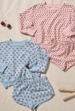 Pink Chicken Play Sweatshirt Cherries